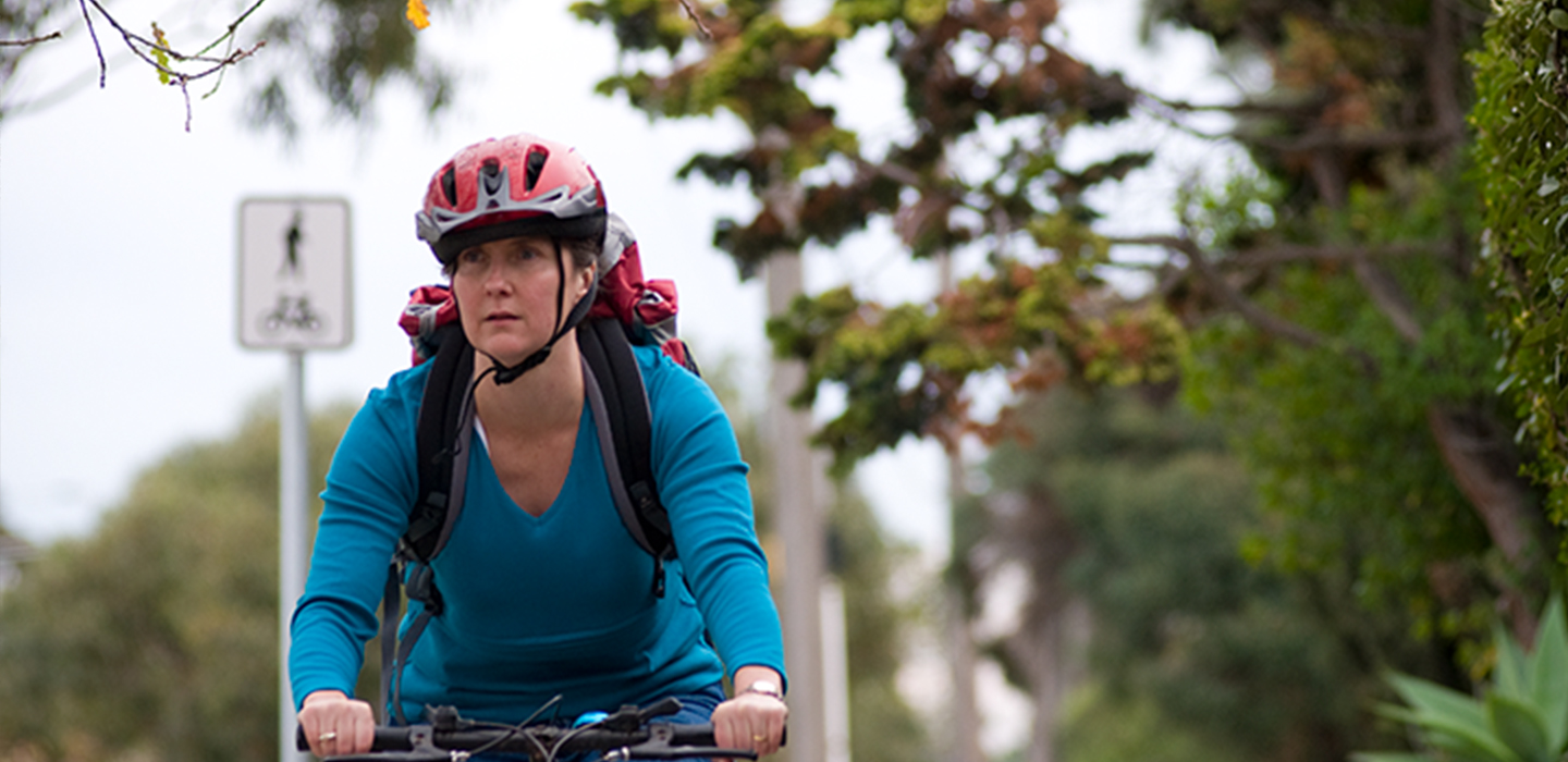 A bike rider